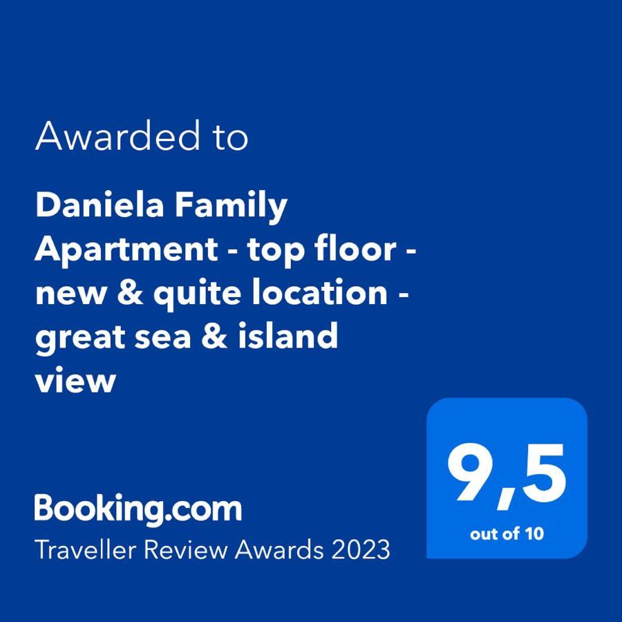 Daniela Family Apartment - Top Floor - New & Quite Location - Great Sea & Island View Vir Exterior photo